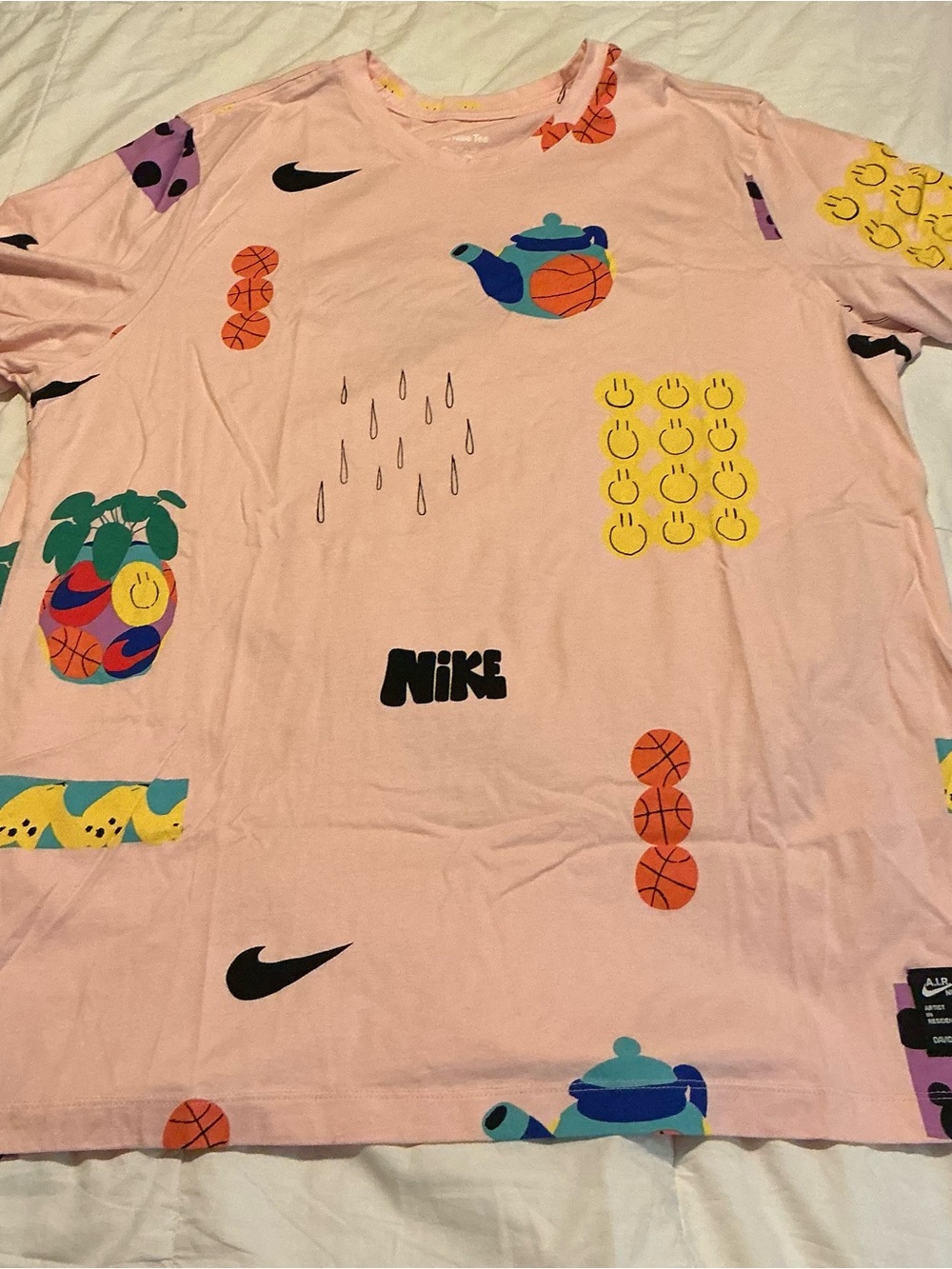 The Nike Tee XXL Nike A.I.R. Max 90xDavid Bruce Atmosphere t-shirt Pink graphics